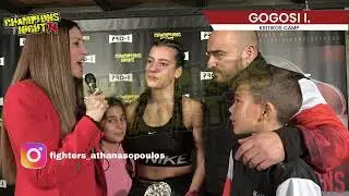 Champions Night 74 Interviews | Gogosi I. - Kritikos Camp