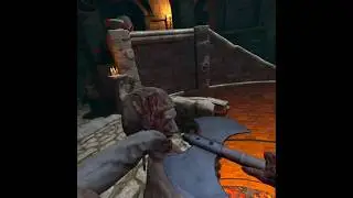 Hellsplit Arena VR axe kill #hellsplitarena #brutal #vr #quest3 #gaming