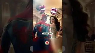 Spider and Wonder Woman: A Romance That Ended in Death#HeroDrama #TragicEnding