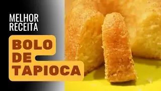 COMO FAZER UM DELICIOSO BOLO DE TAPIOCA. RÁPIDO FÁCIL E PRÁTICO.