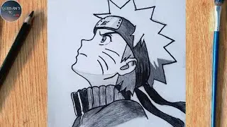 Easy Anime Drawing | How to draw Naruto Uzumaki | Naruto Drawing Tutorial step by step.
