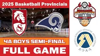 Strathcona Lords vs. St. Francis Xavier Rams - 2025 ASAA Basketball Provincials Semi-Final
