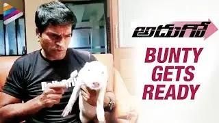 Ravi Babu Gets Bunty Ready for Shooting | Adhugo Telugu Movie | #Adhugo | Telugu Filmnagar