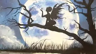 #21 FAIRY MOON SILHOUETTE