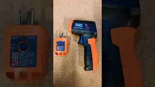 Klein Tools IR1 Infrared Thermometer | RT210 Outlet Tester #apartmentmaintenance #kleintools
