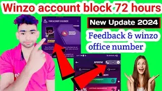 Winzo Block problem feedback kayse de | winzo castomar ceyar number | Winzo band I'd unband unband