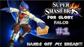 Hands Off My Bread!!! | Super Smash Bros WiiU | For Glory | Falco | #1