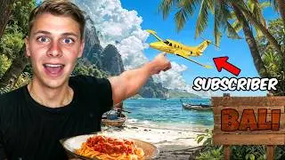 Flying A Subscriber To Bali For A Spaghetti Bolognese!