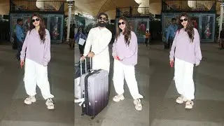 Sreeleela Sarvesh Sashi Click Together At Mumbai AirPort ✈️