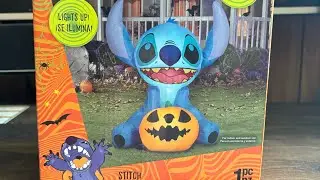 🎃 Countdown to Halloween Ep. 2 | Unboxing Disney&rsquo;s STITCH Inflatable! 👻💙