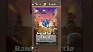 How to Sign up For Rank Mode in clash of Clans #coc #shorts