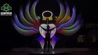 Angel's Wings - Interactive Landscape Sculpture#sculpture #landscape #travel #light #lightingdesign