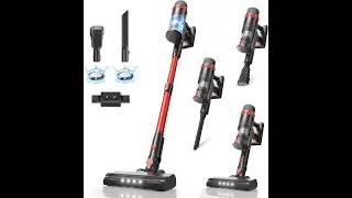 Cordless Vacuum Cleaner, 560W/48KPa/70Mins Vacuum Cleaners for Home,Self-Standing