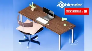 Scene Modeling | Blender Fundamentals | Applying Material to Keyboard in Urdu/हिंदी | Lecture 10