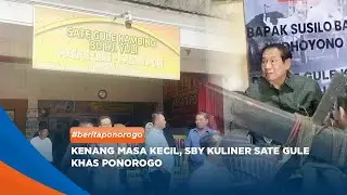 PONOROGO - Kenang Masa Kecil, SBY Kuliner Sate Gule Khas Ponorogo