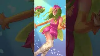 🪷🌿  #anime #digimon #speedpaint #fanart