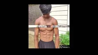 young boy flexing 💪🗿 @arjun_calisth_official#trending #motivation #aestheic #gym