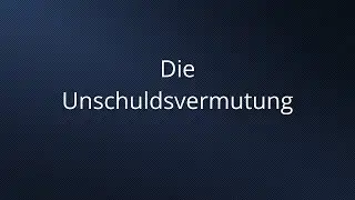 Die Unschuldsvermutung nach Art. 6 Abs. 2 EMRK