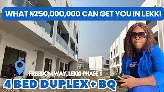 Inside a ₦‎250 Million Duplex in Lekki Lagos | 4 Bedroom Terrace + BQ | Camberwall Advantage 5