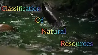 classification of natural resources