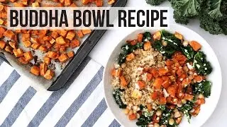 SWEET POTATO & CHICKPEA BUDDHA BOWL RECIPE | VEGAN