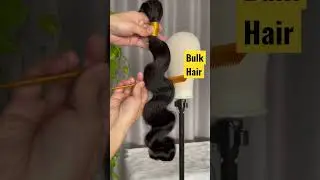 Bulk Hair Body Wave Raw Human Hair Extensions #wholesale #hairfactory #wavyhair #hairvendor #bundles