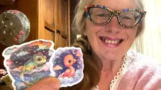 ASMR   Sleep time Cute Baby Animal Dreamy Sticker Collection  Gentle soft whisper relaxing