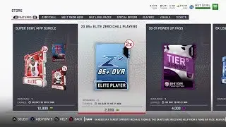 MADDEN 19 CHRISTMAS BLITZ PROMO PART 6 * POWER UP PASS & ZERO CHILL PACK