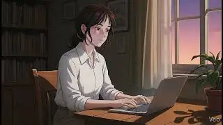 Working Slowly as the Day Drifts By | ghibli style | slow living | asmr