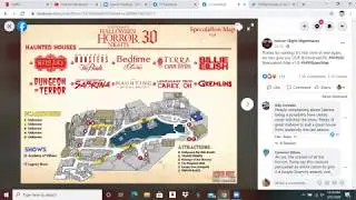 Halloween Horror Nights 30 Speculation Map: Universal Studios Florida