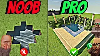 Minecraft Swimming Pool Idea Noob vs Pro .
