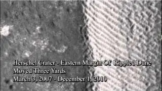 Sand Dunes Crawl Across Mars' Surface