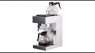 SYBO Commerical Drip Coffee Machine | Powerful Coffee Maker With Hot Plates and 2 Included Carafes