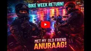 India Bike Week ride and a surprise reunion with my old friend Anuraag on the way back.