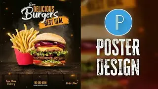 Design Fast Food Poster in Pixellab  | Pixellab  Tutorial