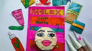 ⭐️Paper DIY⭐️Roblox Baddie Skincare💗ASMR☁️Lily’s Drawings✨️
