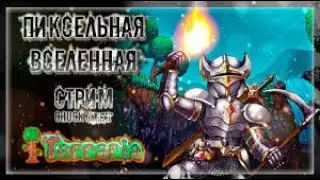 Стрим по Terraria прохождение за воина, на мастер моде, общаюсь с подписчиками)