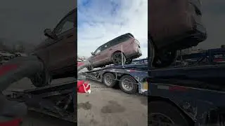 Как разгрузить автовоз #Автовоз #Транспорт #Как #Разгрузка