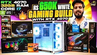 650K PKR White Gaming Build by Daddu Charger Gaming Store