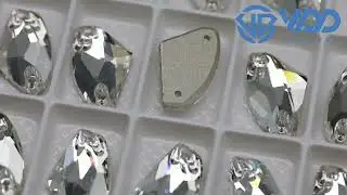 VDD Wholesale High Quality K9 Glass Sew On Rhinestones Crystal Chamfer Box-packed Sewing Clear 