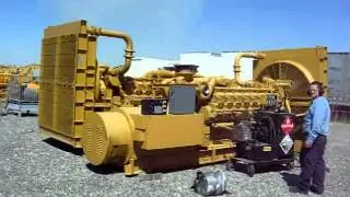 чёткий движок Caterpillar 3516 Test Run - IMP Corporation Item 6497.webm