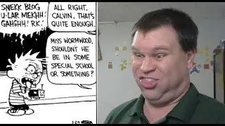 Blor-Utar of Zimtok 5: A Behind-the-Mic Calvin and Hobbes Reading