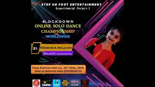 STEP UR FOOT ENTERTAINMENT | LOCKDOWN Online Dance Championship | @Krishika_Malkan | Participant 21.