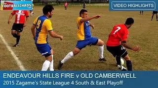 2015 FFV - Endeavour Hills Fire v Old Camberwell Grammarians