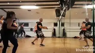 Full powered cardio-fitness kickboxing