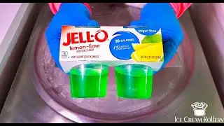 Jello Ice Cream Rolls | Satisfying Asmr Rolled Ice Cream