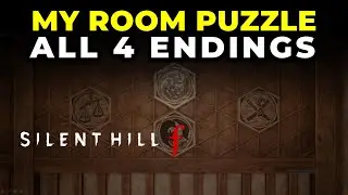 My Room Puzzle - All 4 Ending Solutions | Silent Hill f
