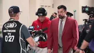 Ohio State's Ryan Day, Julian Sayin and players arrive for Big Ten Championship