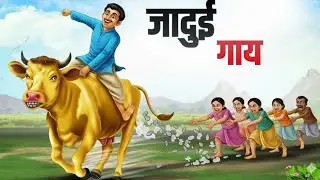 खतरनाक गाय| khaternaak gay | Angry cow story| Cartoon Story | Hindi Kahaniyan| Hindi kahaniya