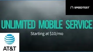 Unreal Mobile AT&T Network Setup and Speed Test ($10 Only!) HD